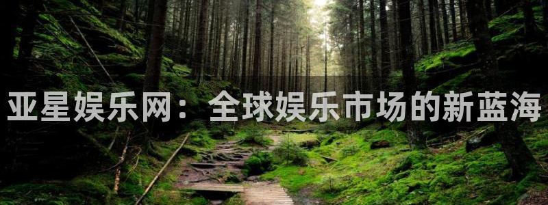 125345赢彩天：亚星娱乐网：全球娱乐市场的新蓝海
