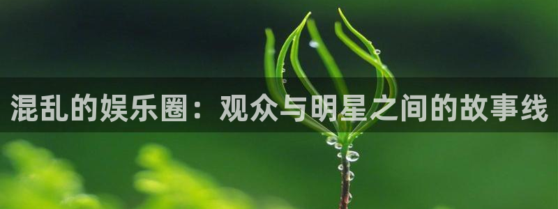 图文资讯天空彩天下赢彩介绍：混乱的娱乐圈：观众与明星之间的故事线