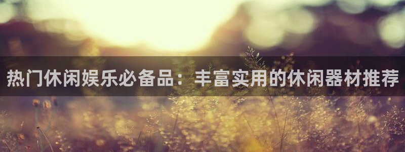 赢彩app安卓下载：热门休闲娱乐必备品：丰富实用的休闲器材推荐